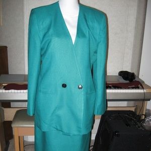 SAVILLE LINED 2 PC SUIT (Pre-owned)